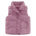 thumbnail image 1 of WOYY Toddler Boys Corduroy Padded Vest Winter Warm Sleeveless Jacket Outerwear, Sizes 3-4T, 1 of 3