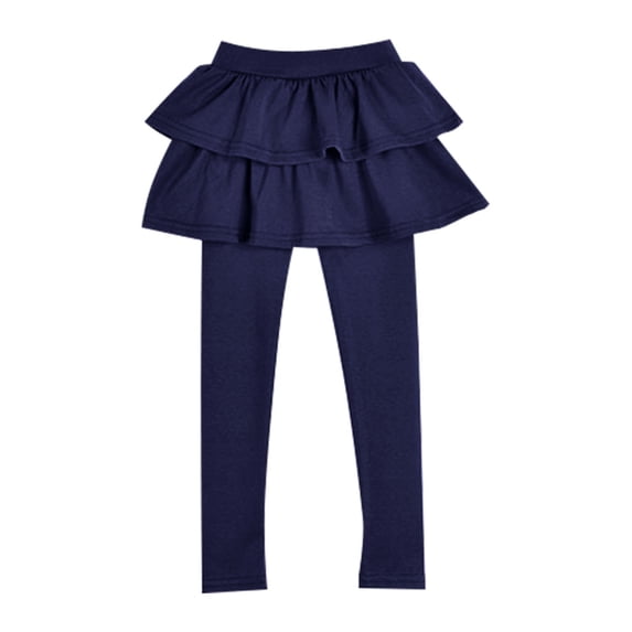 WOYY Toddler Girls Culottes Layered Leggings with Ruffle Tutu Pants Little, Sizes 3-9