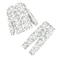thumbnail image 1 of WOYY Toddler Girls DIY Coloring Outfit Set Cute Long Sleeve T-Shirt Pants Sleepwear, Sizes 2-3T, 1 of 3