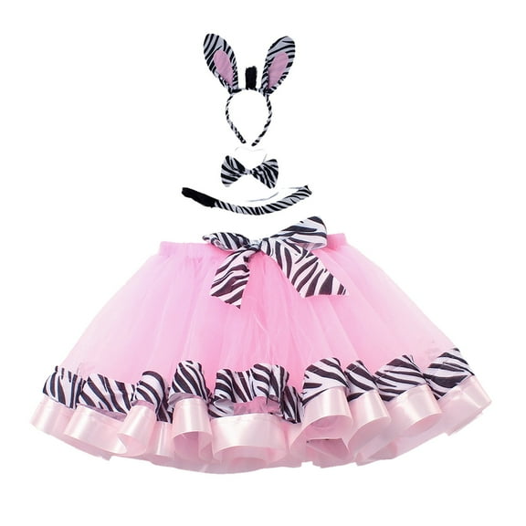 WOYY Toddler Girls Dance Party Tutu Skirt Animal Performance Show Outfits, Sizes 2-11