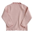 thumbnail image 1 of WOYY Toddler Girls Floral T-Shirt Long Sleeve T-Shirt Stretch Undershirt, Sizes 3-4T, 1 of 2