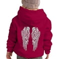 thumbnail image 1 of WOYY Toddler Girls Hoodie Wing Print Hooded Sweatshirt Girl's Casual Hoodies, Sizes 2-3T, 1 of 3