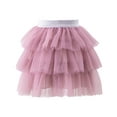 thumbnail image 1 of WOYY Toddler Girls Layered Tutu Skirt Ballet Dance Tulle Skirt Petticoat, Sizes 1-6, 1 of 8