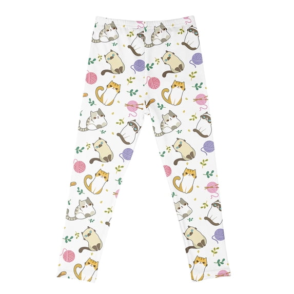 WOYY Toddler Girls Leggings Cute Cartoon Stretch Leggings Children's Tights Yoga Pants