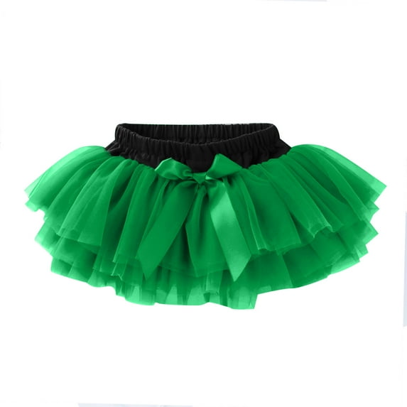 WOYY Toddler Girls Mesh Tutu Skirt Baby Bowknot Party Ballet Dance Skirt, Sizes 0-24M