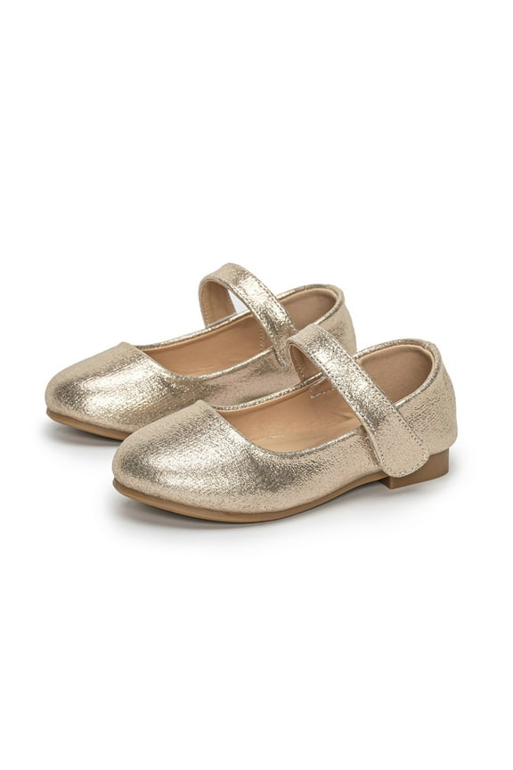 Toddler Girls PU Leather Dress Shoes Princess Party Dance Mary Jane Shoes Sandals