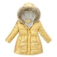 thumbnail image 1 of WOYY Toddler Girls Parka Jacket Winter Thick Coat Hooded Outerwear, Sizes 4-5T, 1 of 3