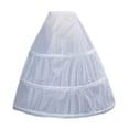 thumbnail image 1 of WOYY Toddler Girls Petticoat Steel Ring Long Pettiskirt Girl's Underskirt, 1 of 7