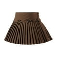 thumbnail image 1 of WOYY Toddler Girls Pleated Skirt Children's High Waisted A-Line Skirt, Sizes 1-12, 1 of 8