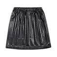thumbnail image 1 of WOYY Toddler Girls Sequin Performance Dance Skirt Elastic Waist A Line Skirt, Sizes 3-14, 1 of 6