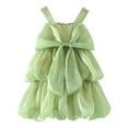 thumbnail image 1 of WOYY Toddler Girls Sleeveless Bow Layered Dress Cute Summer Princess Dress, Sizes 2-3, 1 of 8