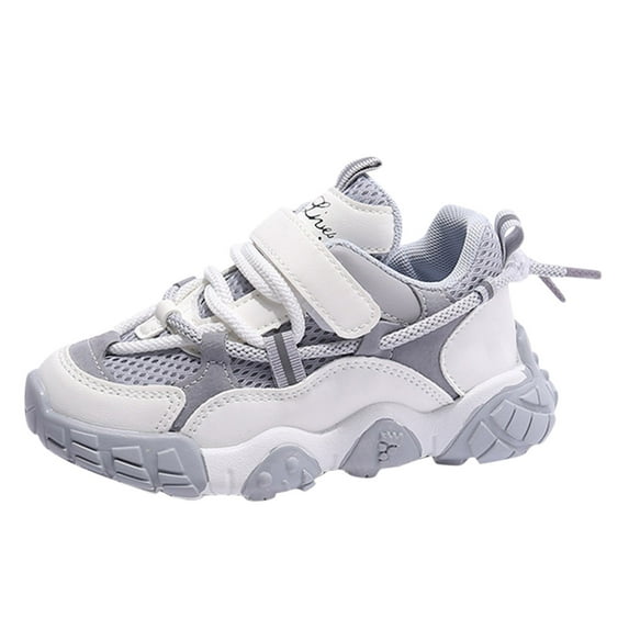 WOYY Toddler Girls Sneakers Non Breathable Shoes Thick Sole Casual Sport Shoes