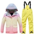 thumbnail image 1 of WOYY Toddler Girls Snowsuit Winter Windproof Thermal Jacket Overalls Ski Suit, Sizes 3-4T, 1 of 4