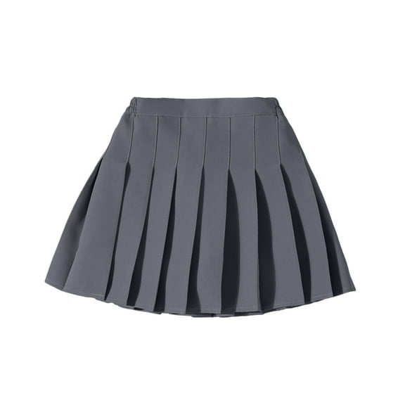 WOYY Toddler Girls Tennis Pleated Skirt Casual High Waist A-Line Skirt, Sizes 3-16