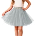 thumbnail image 1 of WOYY Toddler Girls Tutu Skirt Party Performance Dance Layered Tulle Skirt, 1 of 3