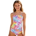 thumbnail image 1 of WOYY Tropical Swimsuit for Girls Adjustable Strap Beach Bathing Suit, 2-Piece, Sizes 7-16, 1 of 5