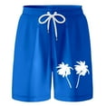 thumbnail image 1 of WOYY Tween Boys Coconut Tree Print Beach Shorts Summer Vacation Shorts, Sizes 6-18, 1 of 8