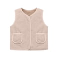 thumbnail image 1 of WOYY Tween Boys Fleece Vest Fall Winter Warm Sleeveless Jacket for Kids, Sizes 12-14, 1 of 8