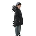 thumbnail image 1 of WOYY Winter Boys Girls Dinosaur Long Down Coat Lightweight Winter Outerwear, Sizes 3-4T, 1 of 4