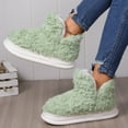 thumbnail image 1 of WOYY Womens Bootie Slippers Winter Warm Non Slipper High Top Indoor Outdoor Shoes, 1 of 8