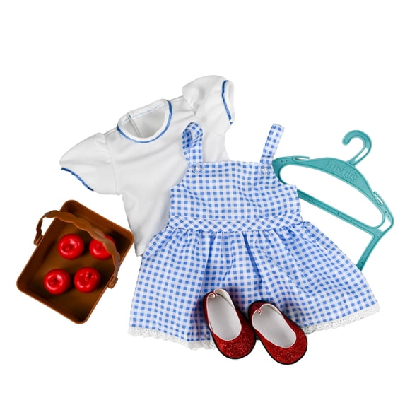 My Life As Wizard of Oz Dorothy Fashion Set for 18-inch Doll, 9 Pieces Included