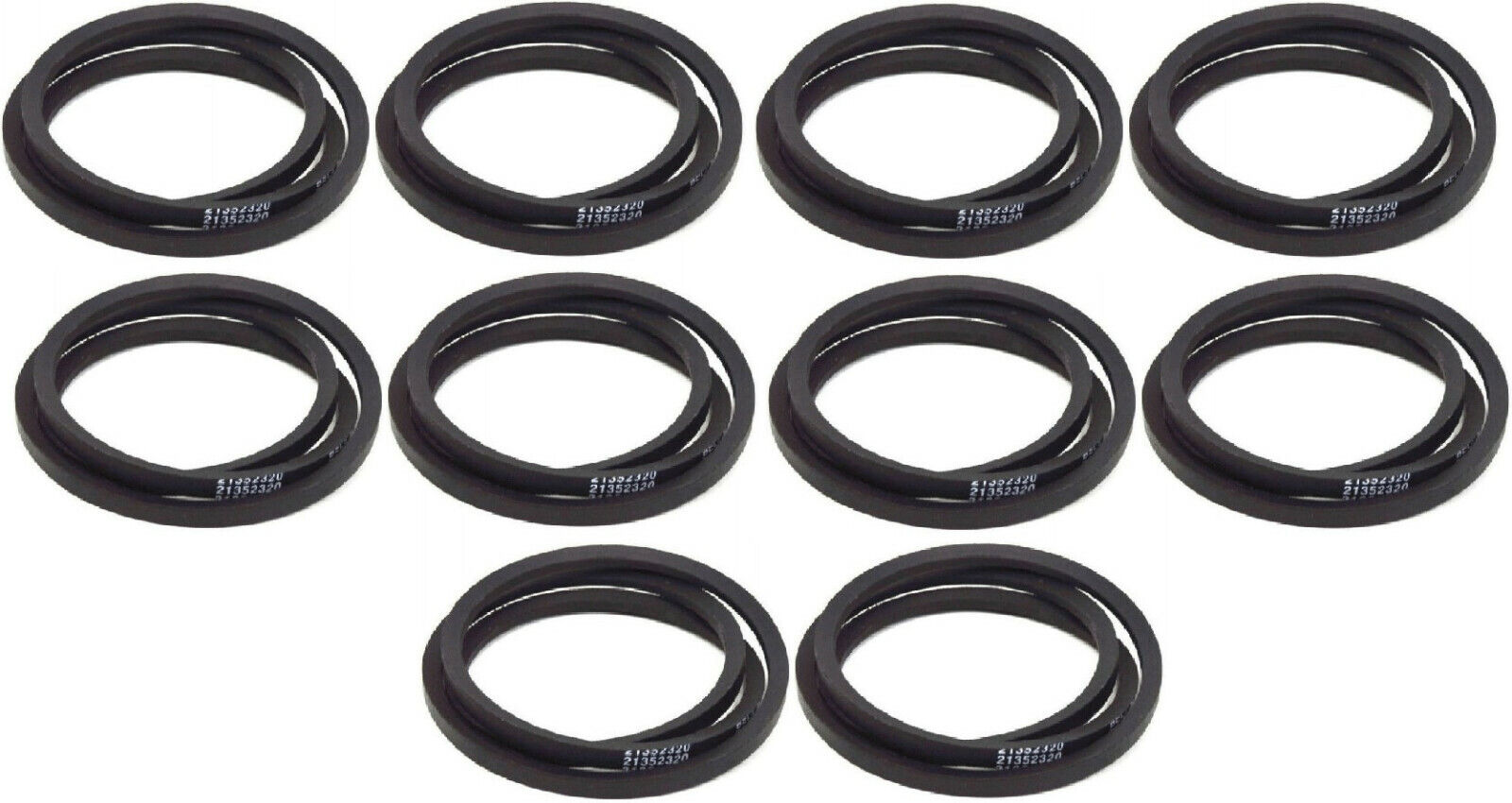 WP 21352320 Washer Belt AP6005822 21001478 35-2073 35-2320 35-3662 PS11738882 -10 Pack