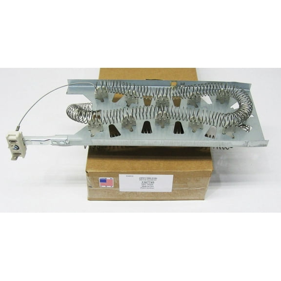 WP-3387749 Dryer Heater Heating Element for Whirlpool Kenmore PS344599 AP2912077