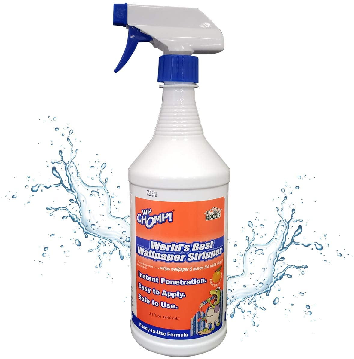 WP Chomp World?s Best Wallpaper Stripper: and Sticky Paste Remover, Citrus  Scent 32oz.trigger 