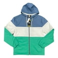 thumbnail image 1 of WP Weather Proof Men's Casual Lightweight Hooded Rain Jacket (Blue/White/Green, L), 1 of 1