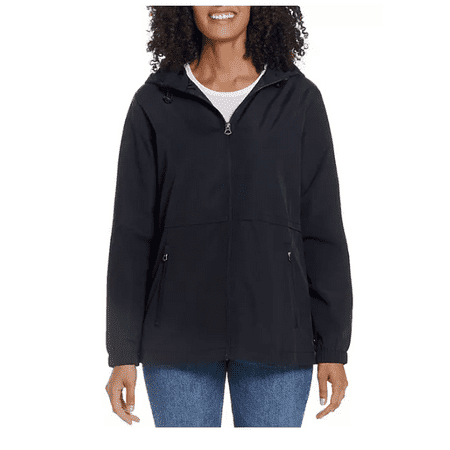 WP Weatherproof Ladies Rain Jacket Size Medium Black