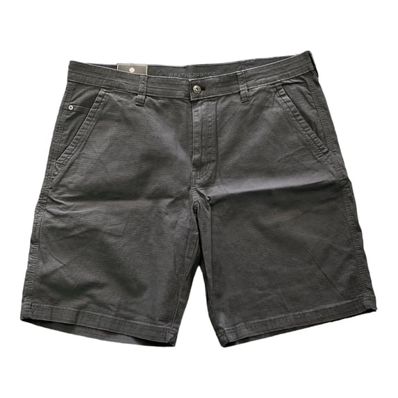 WP Weatherproof Men's 5 Pocket Ripstop Trail Utility 10" Inseam Short (Grey Shadow, 38)