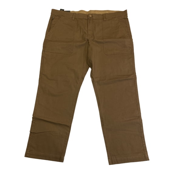 WP Weatherproof Men's Flex Waist Twill Trail Utility Pant, Straight Leg (Cedar, 32x34)