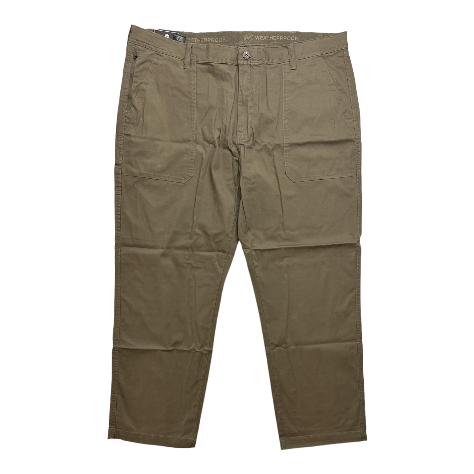 Multi-Way Stretch Anti UV Poly Twill Smart Fit Casual Pants With Elastic Waistband