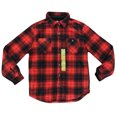 thumbnail image 1 of WP Weatherproof Men's Soft & Warm Polar Fleece Button Up Shirt Jacket (Red, XL), 1 of 2