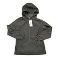 thumbnail image 1 of WP Weatherproof Women's Lightweight Full Zip Rain Jacket (Black, XL), 1 of 3