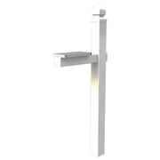 WP000W01 PVC Mailbox Classic Cross Arm Post, White