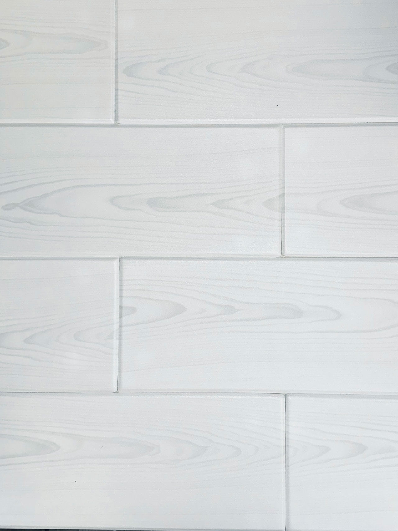 Country White Foam Wood Ceiling Planks 39 in x 6 in