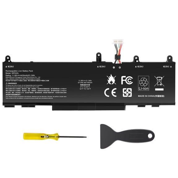 WP03XL M73466-005 Laptop Battery Replacement for Hp EliteBook 830 835 840 845 860 865 G9 G10 X360 1040 G9 G10 ZBook Firefly 14 G9 G10 Series Notebook HSTNN-OB2J M64304-AC1 11.58V 51.3Wh