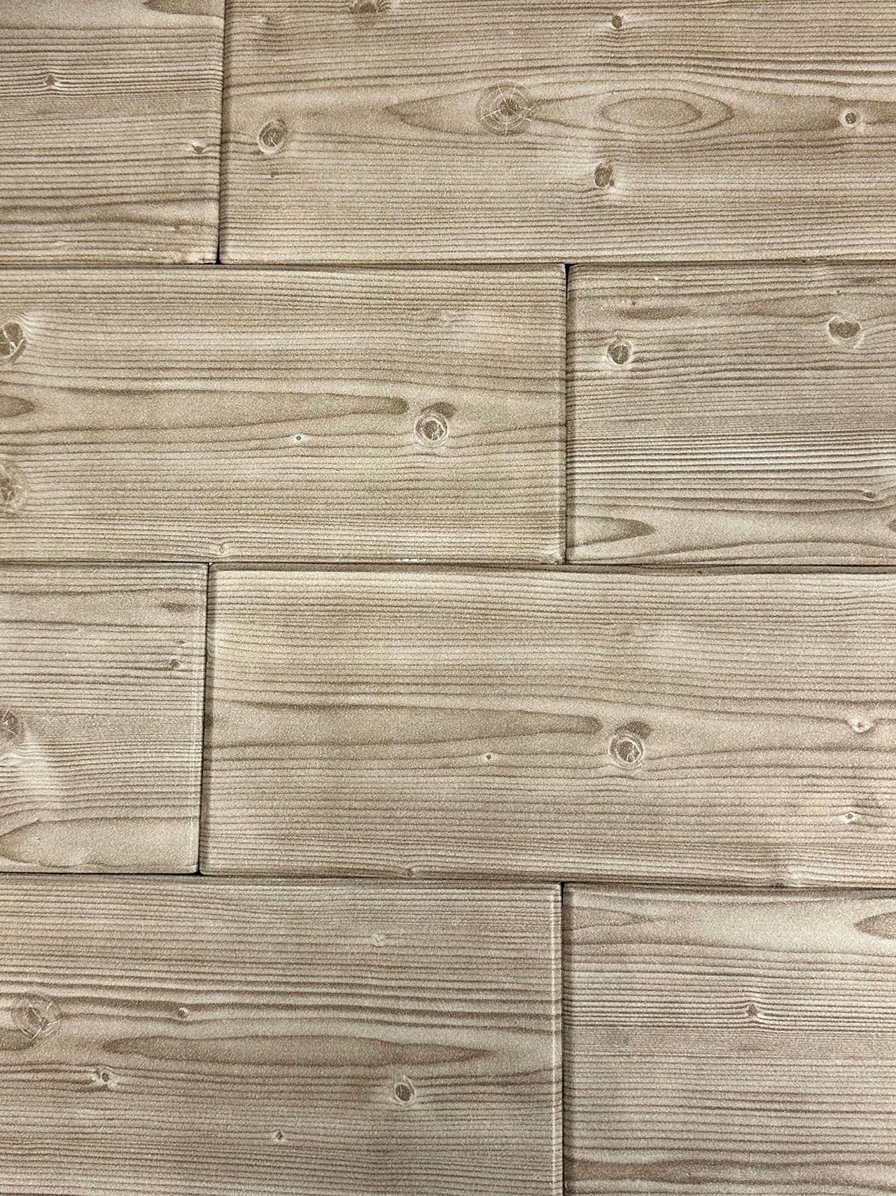 Rustic Beige Foam Wood Glue-Up Ceiling Planks 39" x 6"