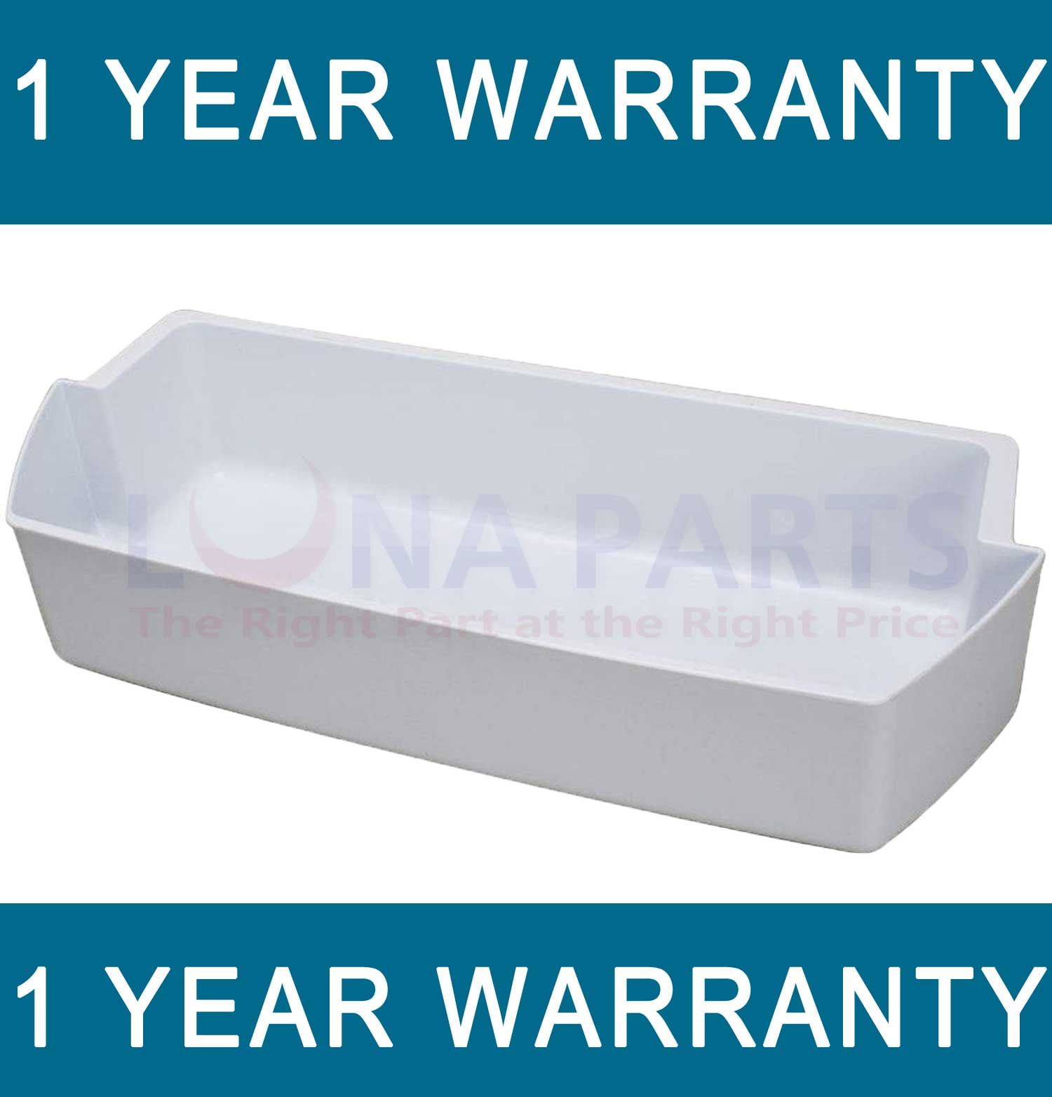 WP2187172 Replacement Whirlpool/Kenmore Refrigerator Door Bin - WHITE- 2187172