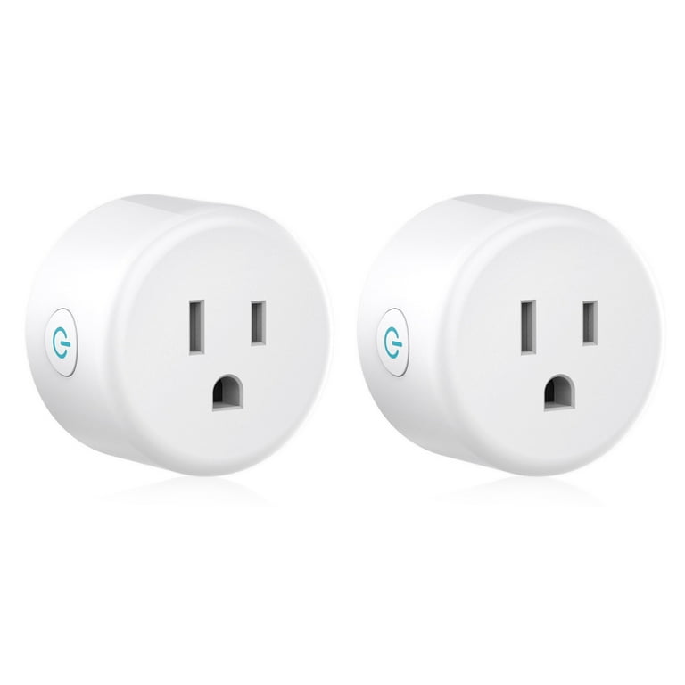BN-Link Smart Plug Outlet, Wifi Timer Compatible with Alexa and Google  Assistant, 2.4 Ghz Network Only,White (2 Pack)
