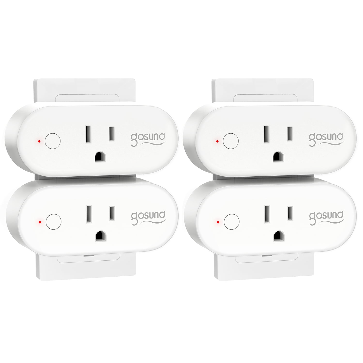 Gosund Smart Plug 120-Volt 1-Outlet Indoor Smart Plug (2-Pack) in the Smart  Plugs department at