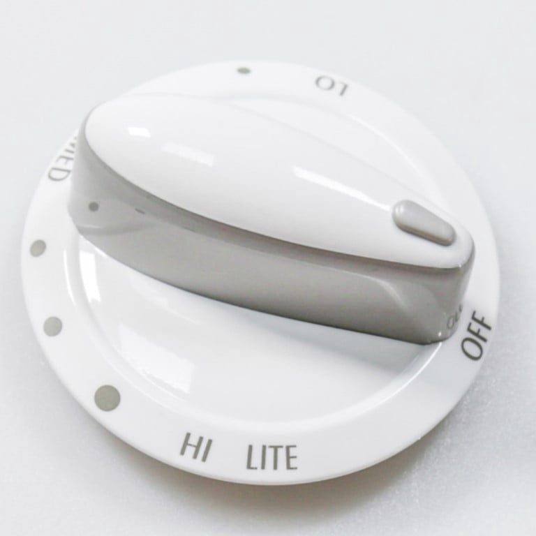 WP74011276 Whirlpool White Burner Knob OEM WP74011276