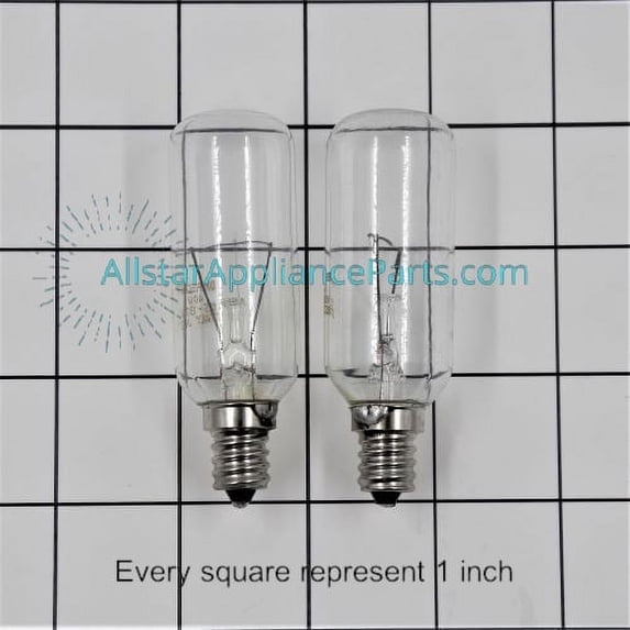 WP8190806 Range Vent Hood Light Bulb 40W (PACK OF 2)
