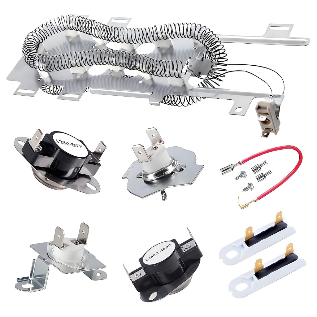 WP8544771 Dryer Heating Repair Set Appliance Repair Component Appliance Part for Dryer Longevity And Clothes Protections