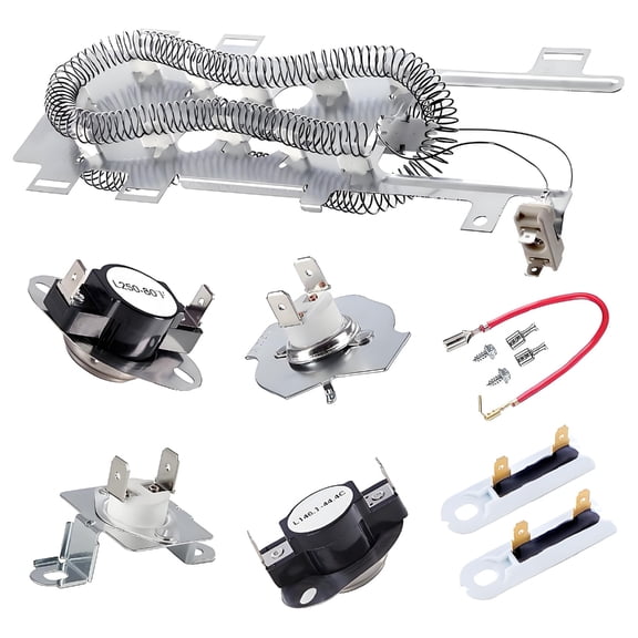 WP8544771 Dryer Heating Repair Set Appliance Repair Component Appliance Part for Dryer Longevity And Clothes Protections