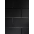 thumbnail image 1 of WP86 - Foam Wood Ceiling Planks 39 in x 6 in Black Matte (156.6 Sq.ft / Pack) - 96 Pieces, 1 of 4