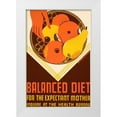 thumbnail image 1 of WPA 13x18 White Modern Wood Framed Museum Art Print Titled - Balanced diet for the expectant mother., 1 of 4