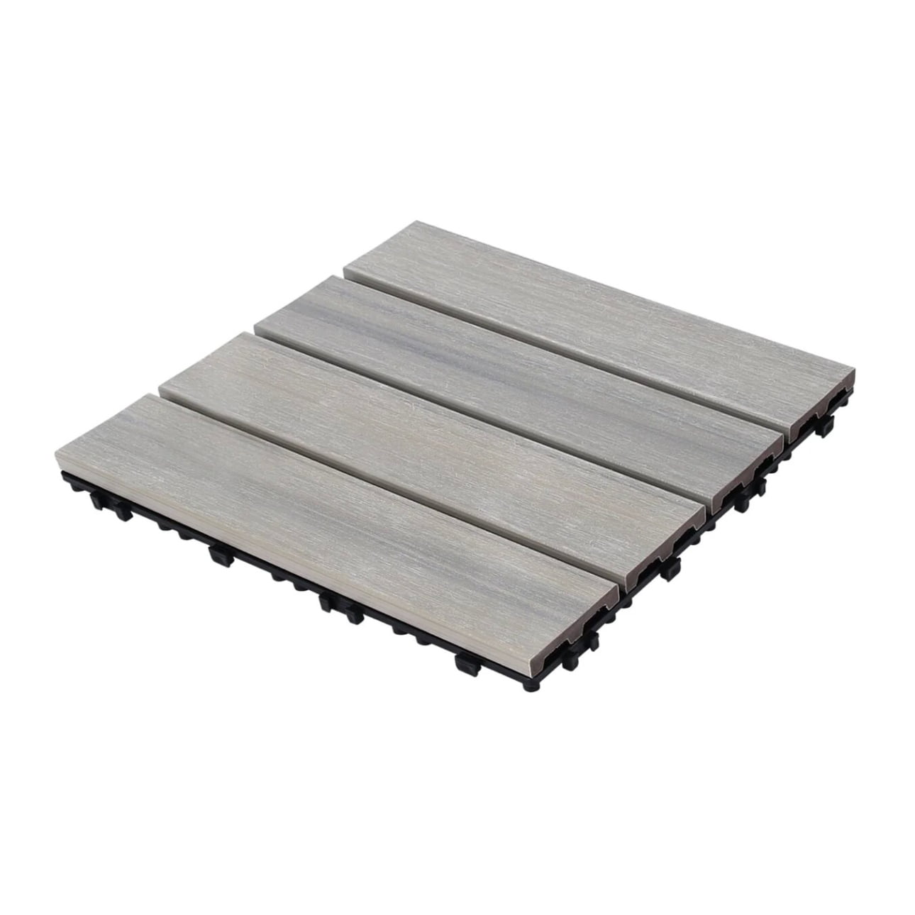 WPC Interlocking Deck Tiles for Patio and Outdoor Flooring, Water ...