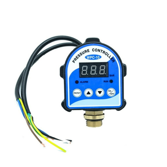 WPC10 Digital Water Pressure Switch Digital Display Eletronic Pressure Controller For Water Pump With G1/2"Adapter